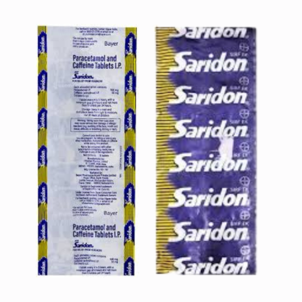 New Saridon Tablets | दर्द से राहत के लिए